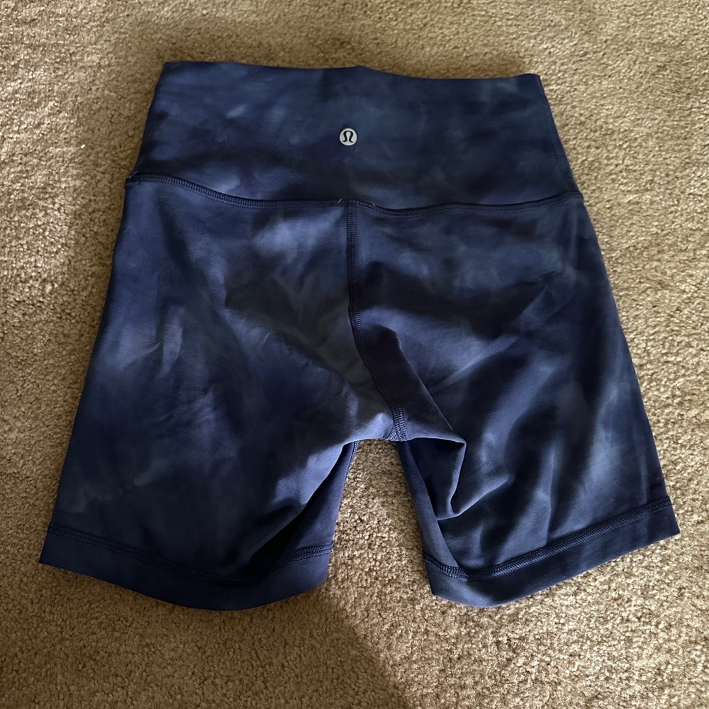 lululemon athletica Deep Blue Bike Shorts
